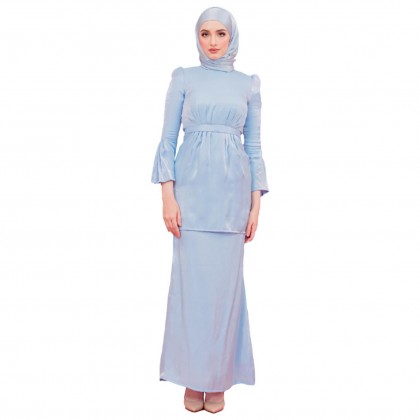 AMELIA KURUNG MODEN BABY BLUE