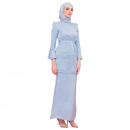 AMELIA KURUNG MODEN BABY BLUE