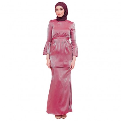 AMELIA KURUNG MODEN GARNET MAROON